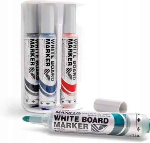 Marker suchościeralny 4sztuki MWL5M PENTEL MAXIFLO(z tłoczkiem) Marker suchościeralny 4sztuki MWL5M PENTEL MAXIFLO(z tłoczkiem)