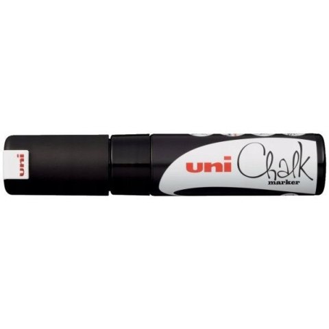Marker z farbą kredową CHALK PWE-8K czarny UNI UNPWE8K/6CA Marker z farbą kredową CHALK PWE-8K czarny UNI UNPWE8K/6CA