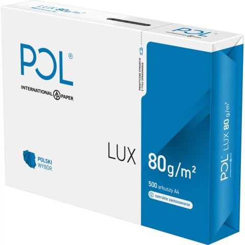 Papier ksero A4 80g POLLUX (5ryz) klasa białości B 161 Papier ksero A4 80g POLLUX (5ryz) klasa białości B 161