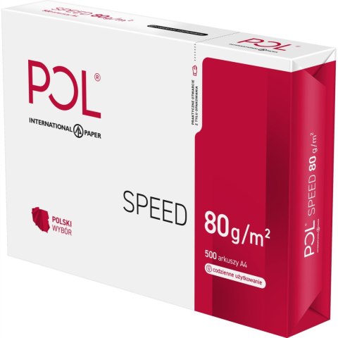 Papier ksero A4 80g POLSPEED (5ryz) klasa białości C CIE 153 Papier ksero A4 80g POLSPEED (5ryz) klasa białości C CIE 153