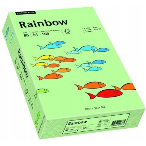 Papier ksero A4 80g RAINBOW R75 przygaszona zieleń 88042629 Papier ksero A4 80g RAINBOW R75 przygaszona zieleń 88042629
