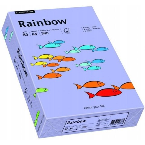 Papier ksero A4 80g RAINBOW fioletowy R60 88042563 Papier ksero A4 80g RAINBOW fioletowy R60 88042563