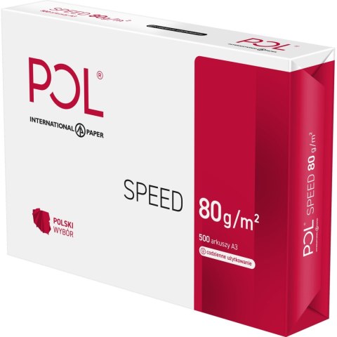 Papier ksero POLSPEED A3 80g klasa C CIE 153 Papier ksero POLSPEED A3 80g klasa C CIE 153