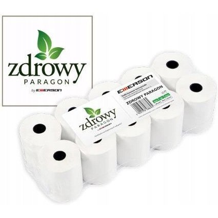 Rolki termiczne 56x30m 10szt EMERSON rt05630wkff zdrowy paragon Rolki termiczne 56x30m 10szt EMERSON rt05630wkff zdrowy paragon