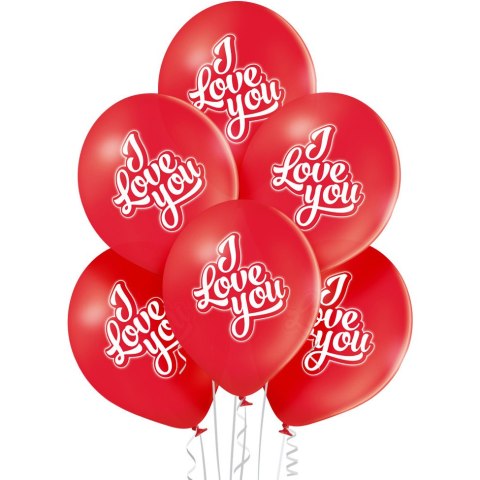 Balony I LOVE YOU 6 szt BN06-286 ALIGA Balony I LOVE YOU 6 szt BN06-286 ALIGA