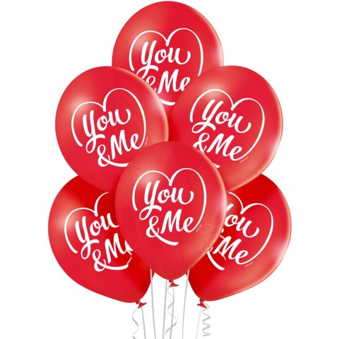 Balony YOU AND ME 6 szt BN06-376 ALIGA Balony YOU AND ME 6 szt BN06-376 ALIGA