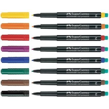 Foliopis z gumką OHP MULTIMARK F 0.6mm niebieski 151351 FABER-CASTELL Foliopis z gumką OHP MULTIMARK F 0.6mm niebieski 151351 FABER-CASTELL