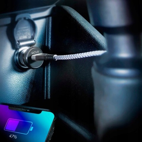Ładowarka samochodowa EVERACTIVE USB 3.0 18W (CC-10) Ładowarka samochodowa EVERACTIVE USB 3.0 18W (CC-10)