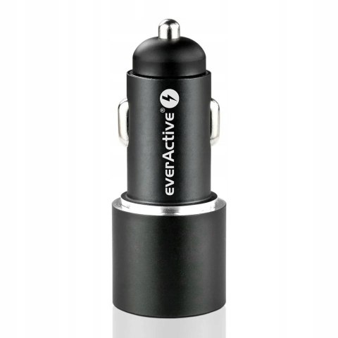 Ładowarka samochodowa EVERACTIVE USB 3.0 + USB-C 36W (CC-20Q) Ładowarka samochodowa EVERACTIVE USB 3.0 + USB-C 36W (CC-20Q)