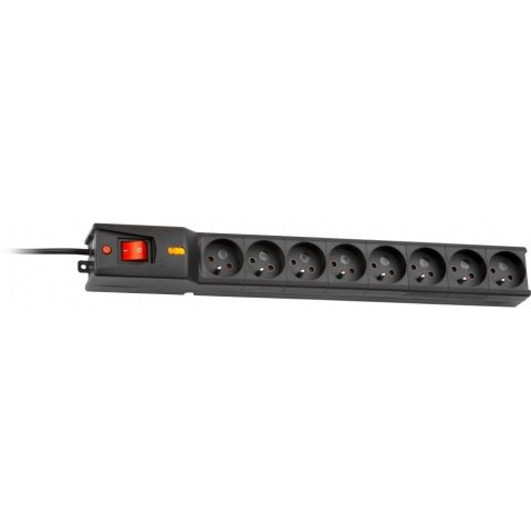 Listwa antyprzepięciowa 8g/5m czarna LX 810 G-A MAXLINE LESTAR Listwa antyprzepięciowa 8g/5m czarna LX 810 G-A MAXLINE LESTAR