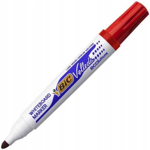 Marker VELLEDA 1701 suchościeralny czerwony BIC ECO okrągła końcówka 904939 Marker VELLEDA 1701 suchościeralny czerwony BIC ECO okrągła końcówka 904939