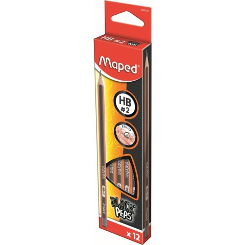 Ołówek drewniany Blackpeps HB MAPED 850021 Ołówek drewniany Blackpeps HB MAPED 850021