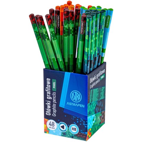 Ołówek grafitowy trójkątny HB Pixel One ASTRAPEN 206023002 Ołówek grafitowy trójkątny HB Pixel One ASTRAPEN 206023002