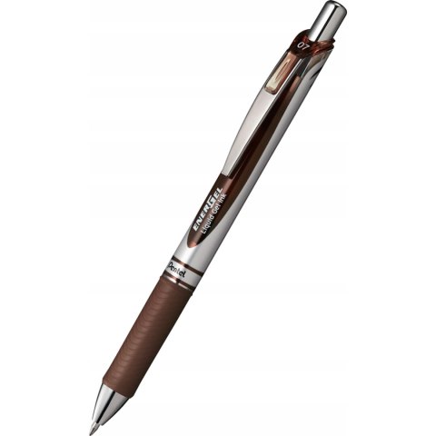 Pióro kulkowe ENERGEL BL77 brązowe 0,7mm PENTEL Pióro kulkowe ENERGEL BL77 brązowe 0,7mm PENTEL