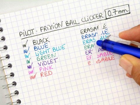 Pióro kulkowe PILOT FRIXION CLICKER lazurowe PIBLRT-FR7-LB Pióro kulkowe PILOT FRIXION CLICKER lazurowe PIBLRT-FR7-LB