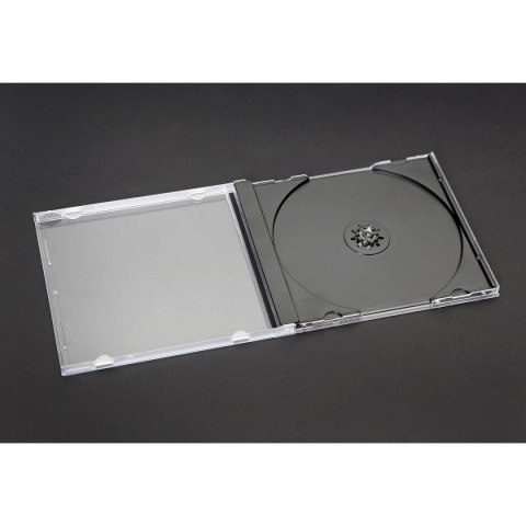 Pudełko na płytę CD jewel 10,4mm czarna taca (10szt) (56928) OMEGA Pudełko na płytę CD jewel 10,4mm czarna taca (10szt) (56928) OMEGA