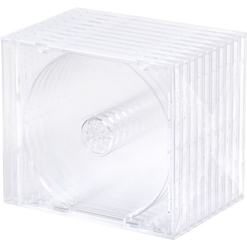 Pudełko na płytę CD jewel 10,4mm przezroczysta taca (10szt) (40730) OMEGA Pudełko na płytę CD jewel 10,4mm przezroczysta taca (10szt) (40730) OMEGA