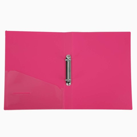 Segregator ringowy RIO z kieszenią i miejscem do opisu PP różowy 39576 PINK DELI Segregator ringowy RIO z kieszenią i miejscem do opisu PP różowy 39576 PINK DELI