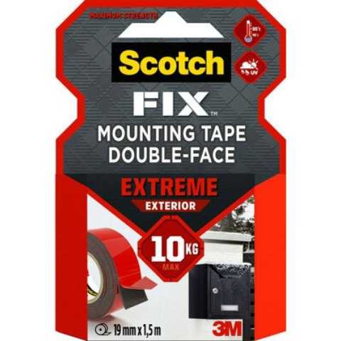 Taśma montażowa 19mmx1,5m do ekstremalnych zastosowań SCOTCH 4046719732241 3M Taśma montażowa 19mmx1,5m do ekstremalnych zastosowań SCOTCH 4046719732241 3M