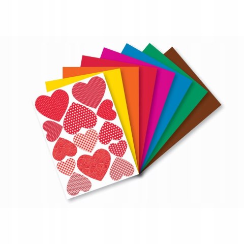 Blok wycinanka samoprzylepny A5 8k 100g HA 3710 1520-S8 HAPPY COLOR Blok wycinanka samoprzylepny A5 8k 100g HA 3710 1520-S8 HAPPY COLOR
