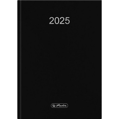 Kalendarz A5 dzienny czarny SZEFA 2025 9501612 HERLITZ