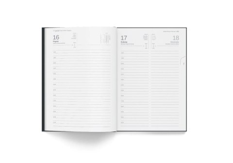 Kalendarz A5 dzienny czarny SZEFA 2025 9501612 HERLITZ Kalendarz A5 dzienny czarny SZEFA 2025 9501612 HERLITZ