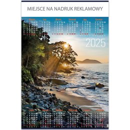 Kalendarz Plakatowy B1, P02 ZACHÓD 67x98cm TELEGRAPH