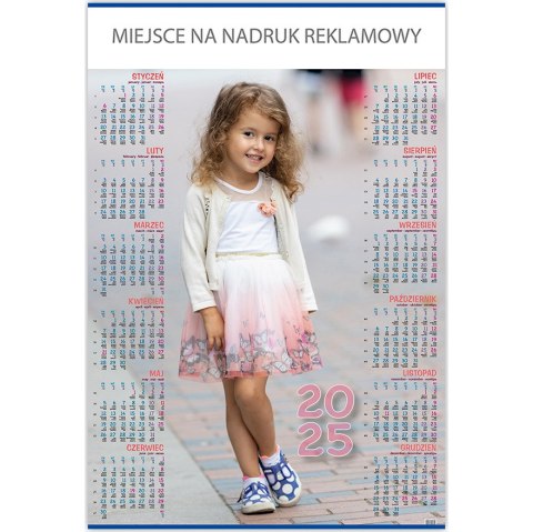 Kalendarz Plakatowy B1, P17 DZIECKO 67x98cm TELEGRAPH Kalendarz Plakatowy B1, P17 DZIECKO 67x98cm TELEGRAPH