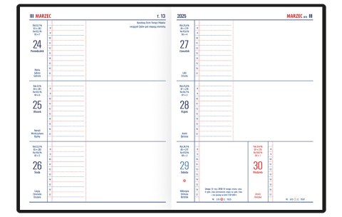 Kalendarz TENO IMPRESS notesowy N1 145x194mm 2025 TELEGRAPH Kalendarz TENO IMPRESS notesowy N1 145x194mm 2025 TELEGRAPH