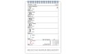 Kalendarz biurowy MERKURY H5 stojący pionowy 152x225mm 2025 TELEGRAPH
