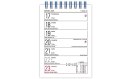 Kalendarz biurowy MINI ZODIAK H7 stojący pionowy 85x120mm 2025 TELEGRAPH