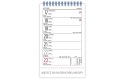 Kalendarz biurowy ZODIAK H6 stojący pionowy 118x193mm 2025 TELEGRAPH