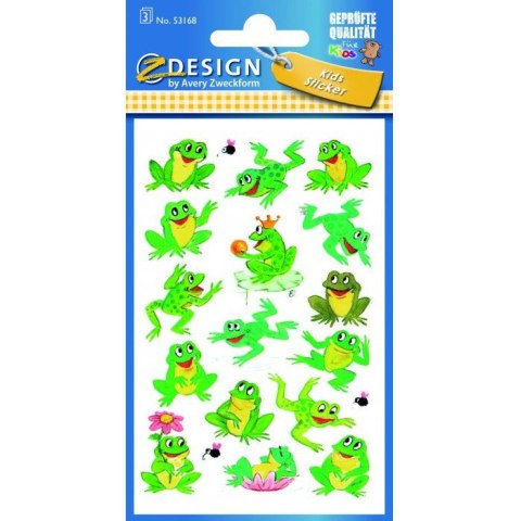 Naklejki dla dzieci - Żaby Z-DESIGN 53168 AVERY ZWECKF ORM Naklejki dla dzieci - Żaby Z-DESIGN 53168 AVERY ZWECKF ORM