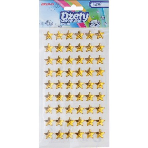 Naklejki dżety złote gwiazdki 10 mm DS40 BREWIS Naklejki dżety złote gwiazdki 10 mm DS40 BREWIS