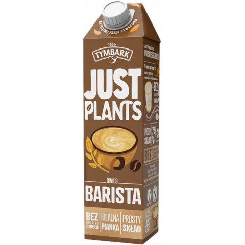 Napój TYMBARK Just Plants 1L BARISTA owies Napój TYMBARK Just Plants 1L BARISTA owies