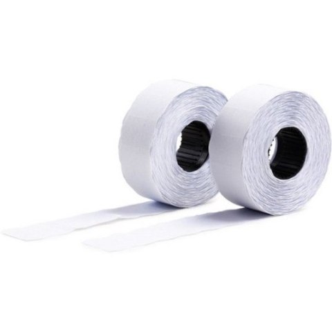 Taśma do metkownicy dwurzędowej 26x16mm (5szt.) biała prosta Taśma do metkownicy dwurzędowej 26x16mm (5szt.) biała prosta
