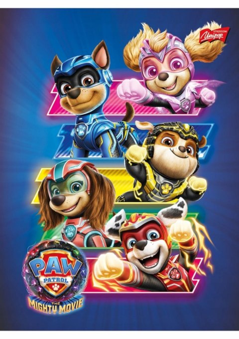 Zeszyt A5 16k 3linia dwukolorowa 70g PAW PATROL UNIPAP Zeszyt A5 16k 3linia dwukolorowa 70g PAW PATROL UNIPAP