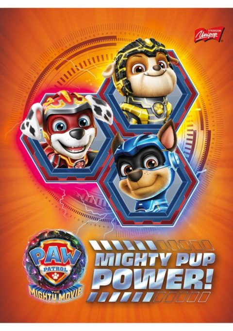 Zeszyt A5 16k 3linia dwukolorowa 70g PAW PATROL UNIPAP Zeszyt A5 16k 3linia dwukolorowa 70g PAW PATROL UNIPAP