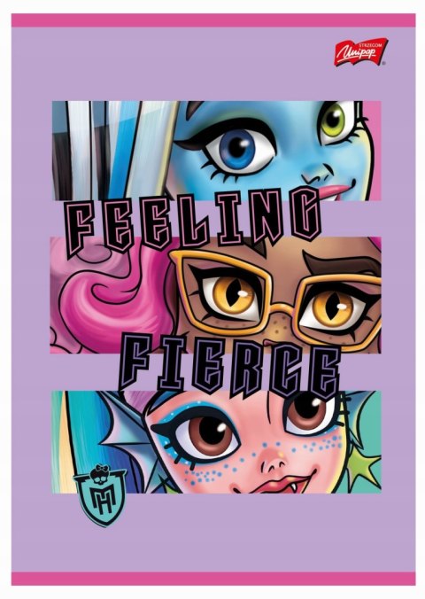 Zeszyt A5 32k 3linia kolorowa 70g MONSTER HIGH UNIPAP Zeszyt A5 32k 3linia kolorowa 70g MONSTER HIGH UNIPAP