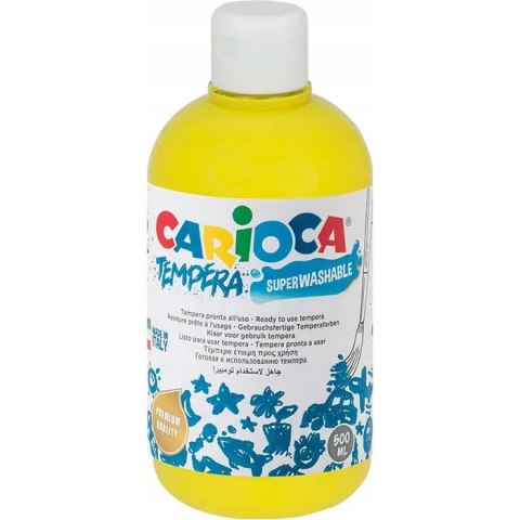 Farba TEMPERA żółta CARIOCA 500ml 40427/03 Farba TEMPERA żółta CARIOCA 500ml 40427/03