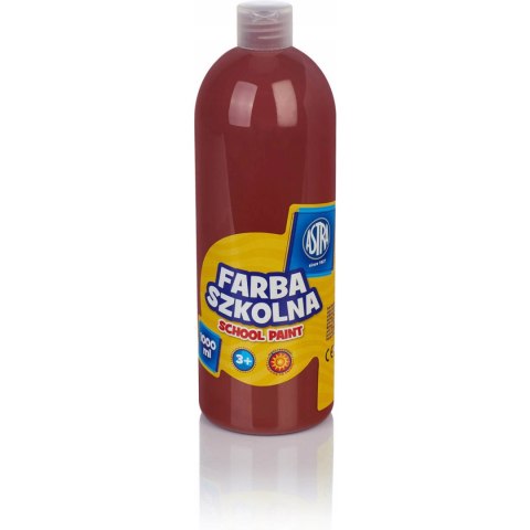 Farba szkolna Astra 1000 ml - brązowa 301217056 ASTRA Farba szkolna Astra 1000 ml - brązowa 301217056 ASTRA