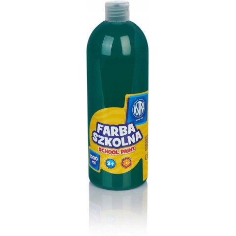 Farba szkolna Astra 1000 ml - ciemno zielona 301217052 ASTRA Farba szkolna Astra 1000 ml - ciemno zielona 301217052 ASTRA
