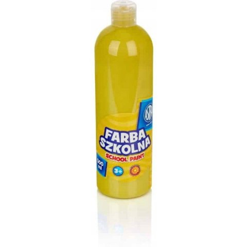 Farba szkolna Astra 500 ml - żółta 83410903 ASTRA Farba szkolna Astra 500 ml - żółta 83410903 ASTRA
