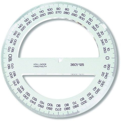 Kątomierz 360/125 746328 KOH-I-NOOR Kątomierz 360/125 746328 KOH-I-NOOR
