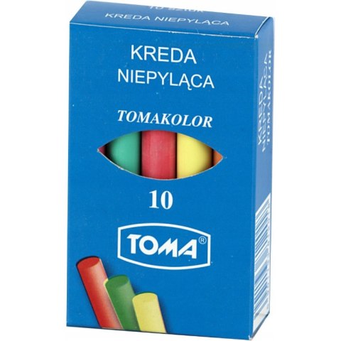 Kreda szkolna kolorowa 10szt 81201 TOMA Kreda szkolna kolorowa 10szt 81201 TOMA