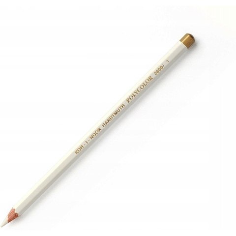 Kredka biała POLYCOLOR 3800-01 KOH-I-NOOR Kredka biała POLYCOLOR 3800-01 KOH-I-NOOR