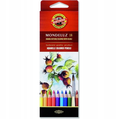 Kredki 18 kol. MONDELUZ 3717 KOH-I-NOOR Kredki 18 kol. MONDELUZ 3717 KOH-I-NOOR