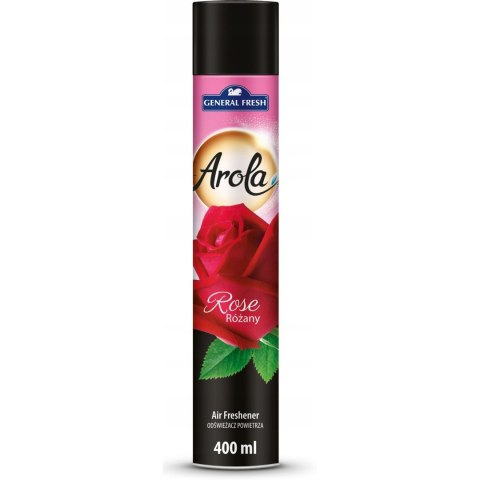 Odświeżacz powietrza AROLA Spray 400ml róża GENERAL FRESH Odświeżacz powietrza AROLA Spray 400ml róża GENERAL FRESH