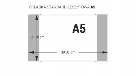 Okładka standard zeszytowa A5 212 (50szt.) OZK-01 BIURFOL Okładka standard zeszytowa A5 212 (50szt.) OZK-01 BIURFOL