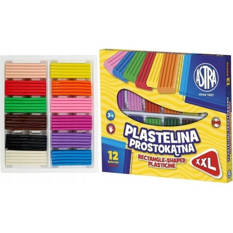 Plastelina 12kol prostokątna 303117001 ASTRA Plastelina 12kol prostokątna 303117001 ASTRA